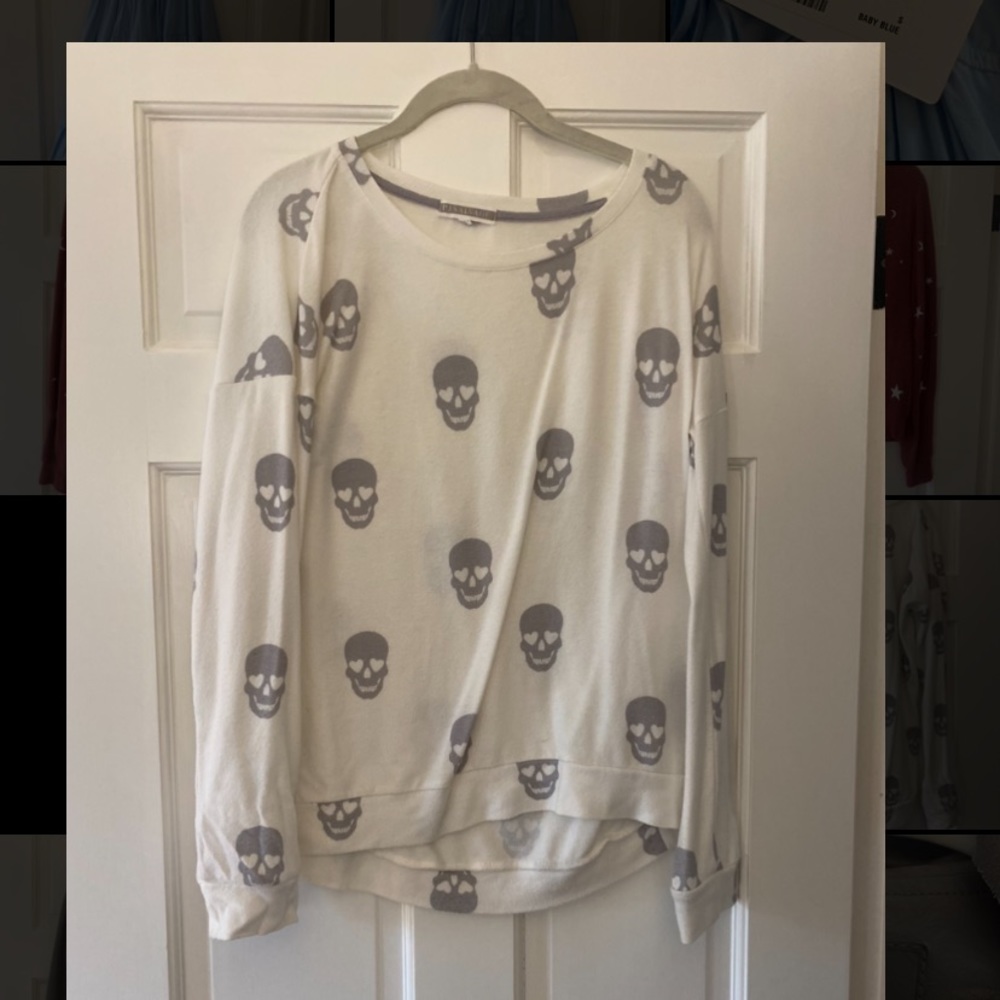 P.J. Salvage skull lounge top- size S